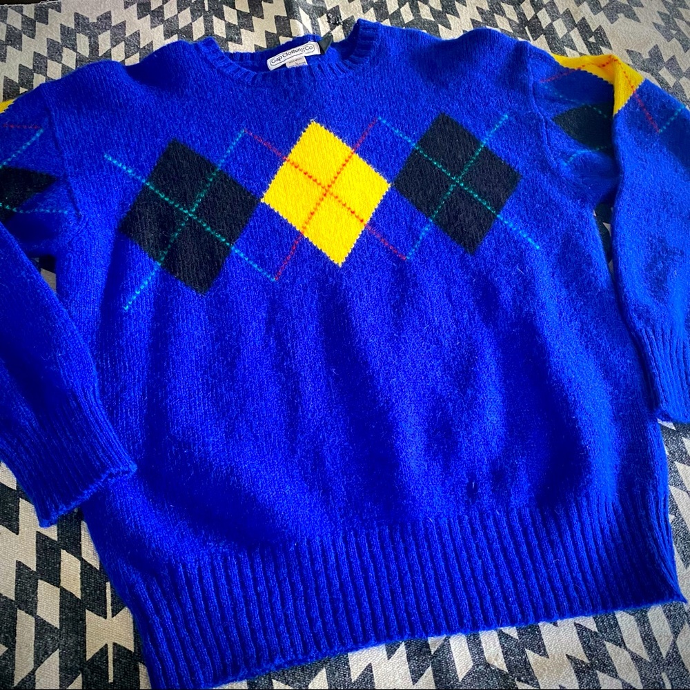 Vintage Gap Wool Ski Sweater Sz Large